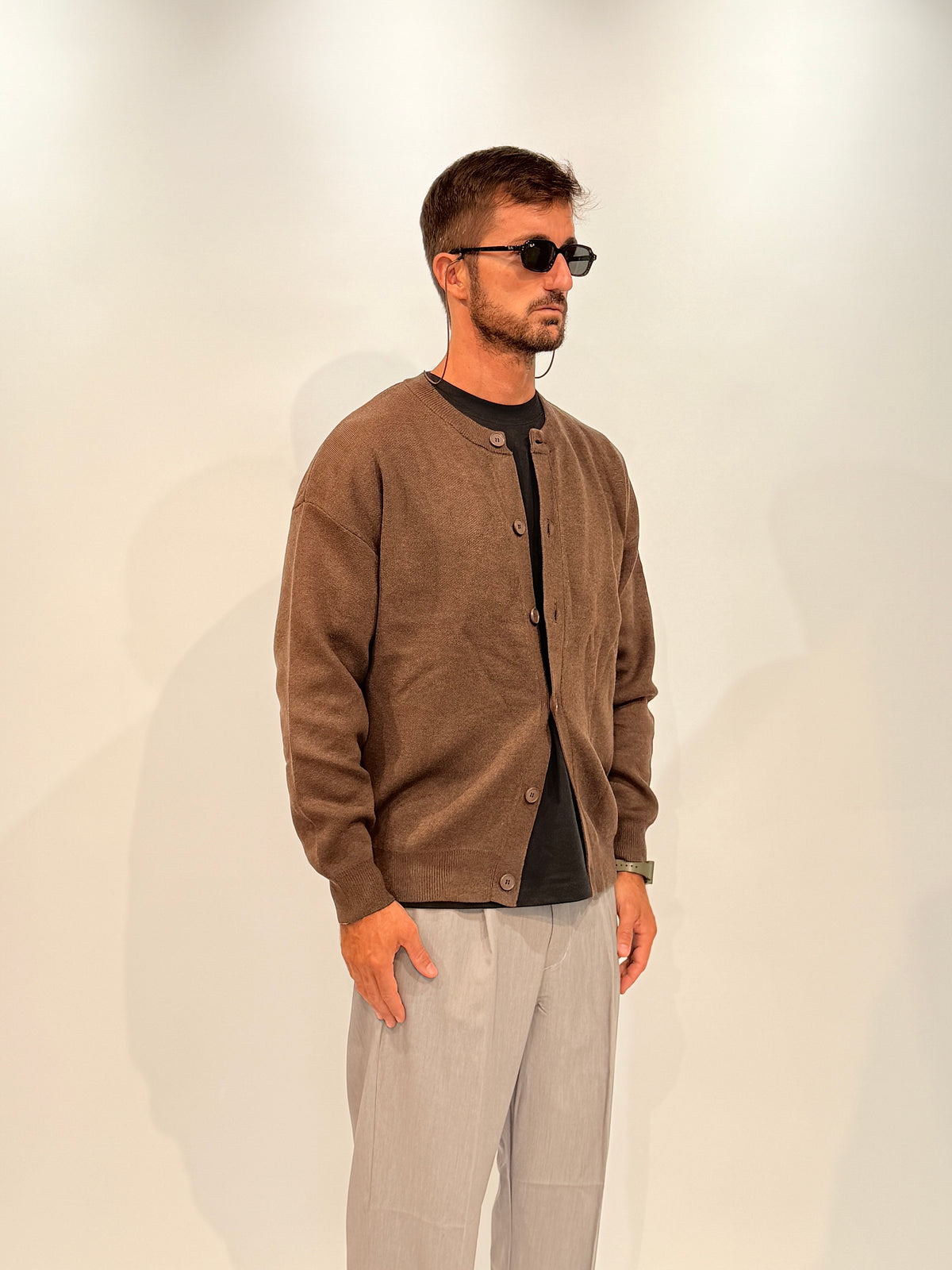 CARDIGAN W86417 - MORO
