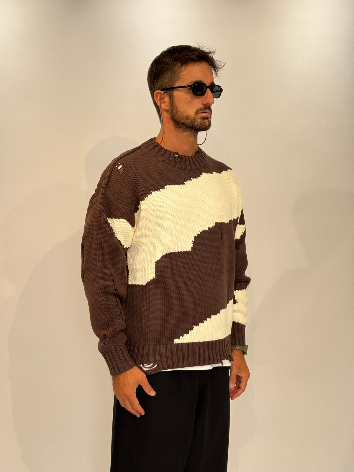 MAGLIA W86434 - MORO