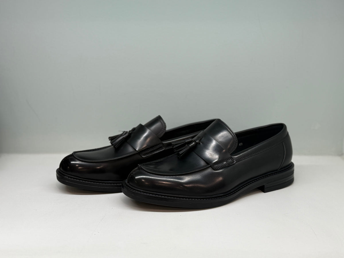 MOCASSINO CON NAPPE - NERO
