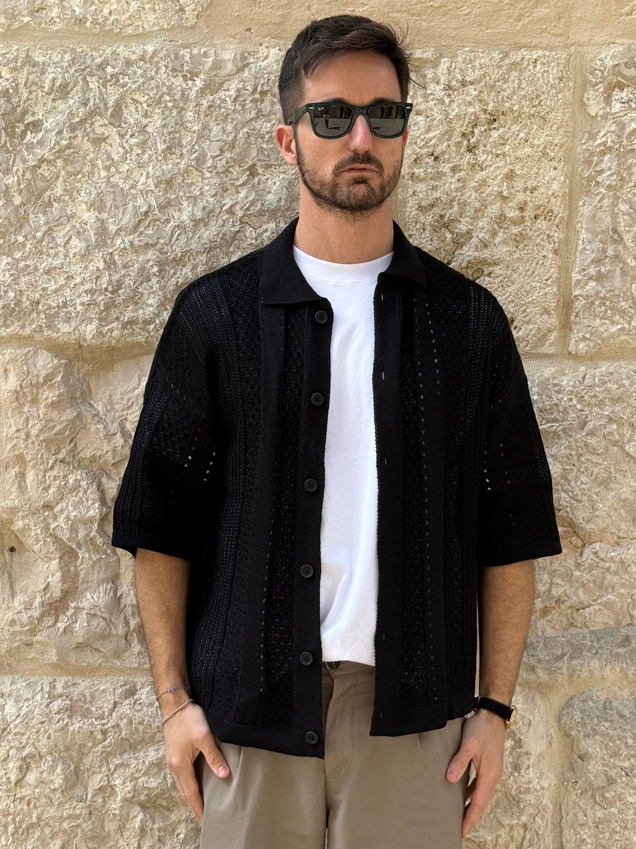 CARDIGAN AC26518 - NERO