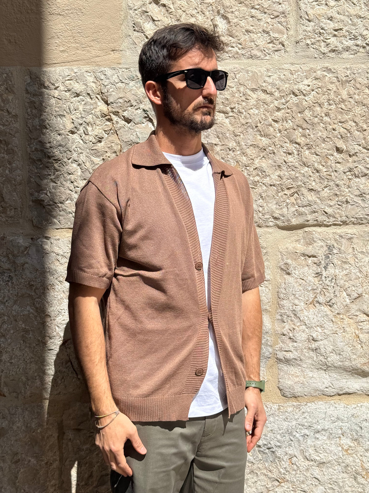 MAGLIA AR140 - MARRONE