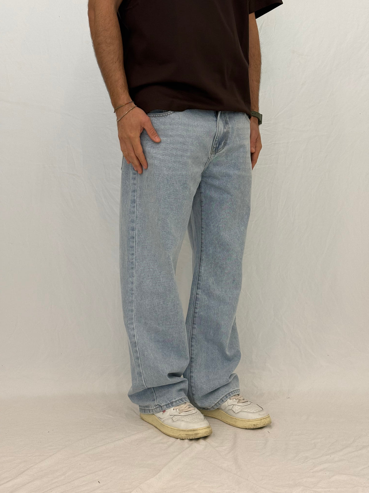 JEANS KK3171 - DENIM CHIARO