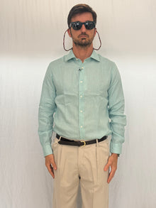 CAMICIA 9432900 - VERDE ACQUA