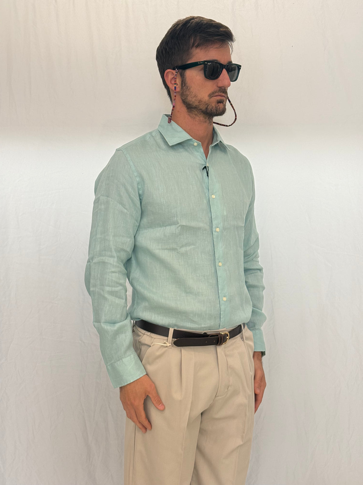 CAMICIA 9432900 - VERDE ACQUA