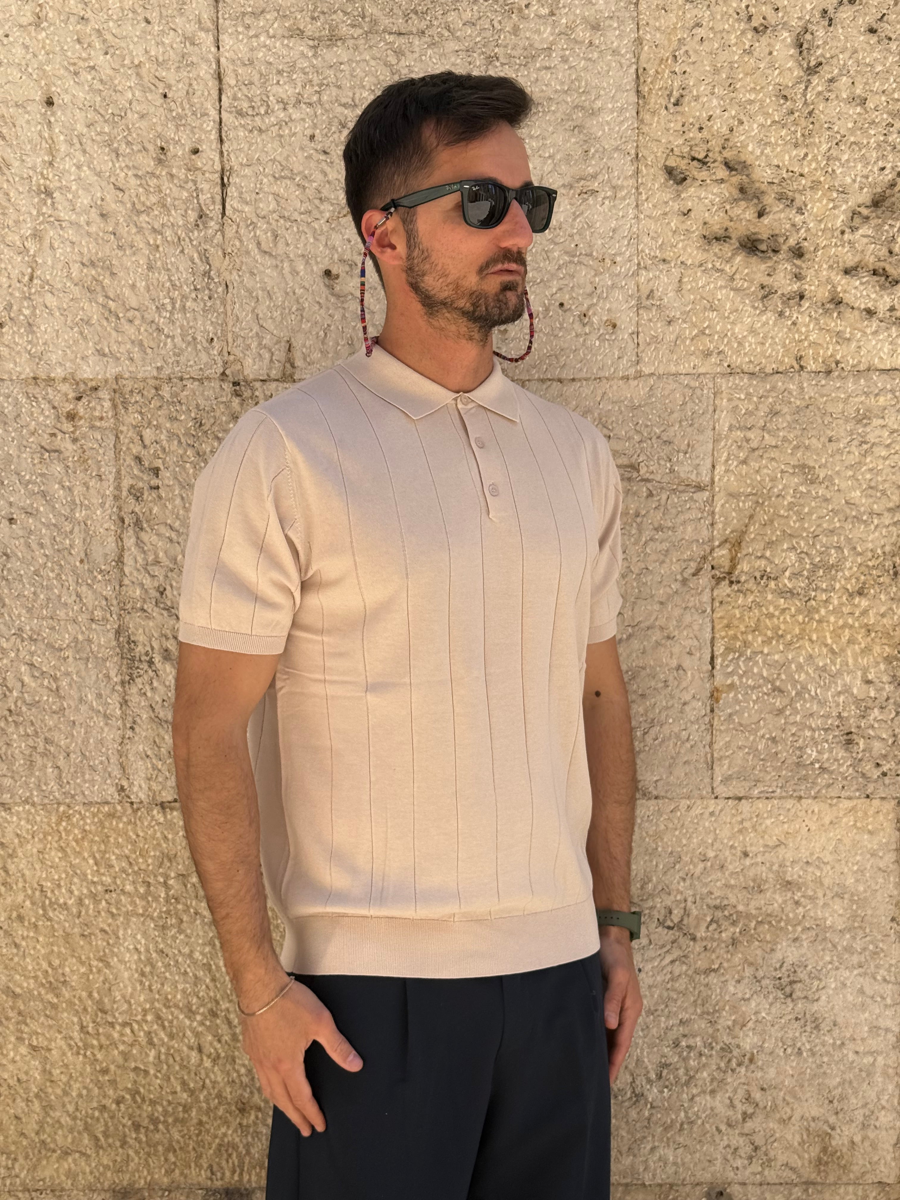 POLO 0008- BEIGE