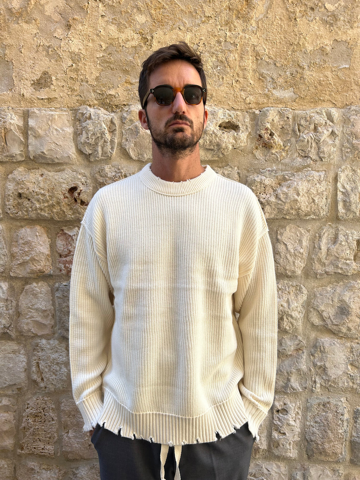 MAGLIA CHRISTMAS 1  - PANNA