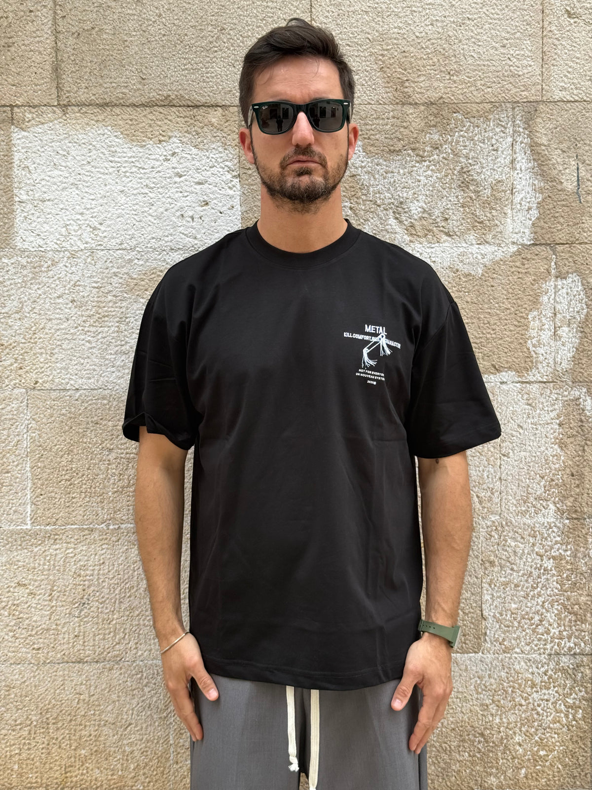 T-SHIRT 1669J - NERO