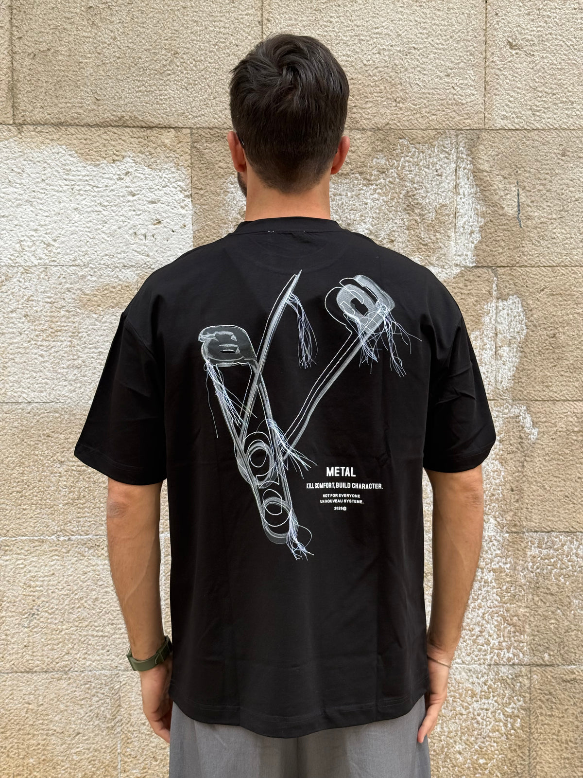 T-SHIRT 1669J - NERO