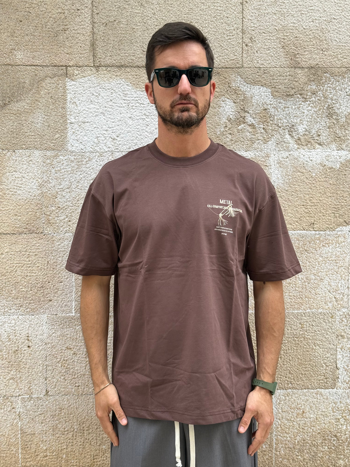 T-SHIRT 1669J - MORO