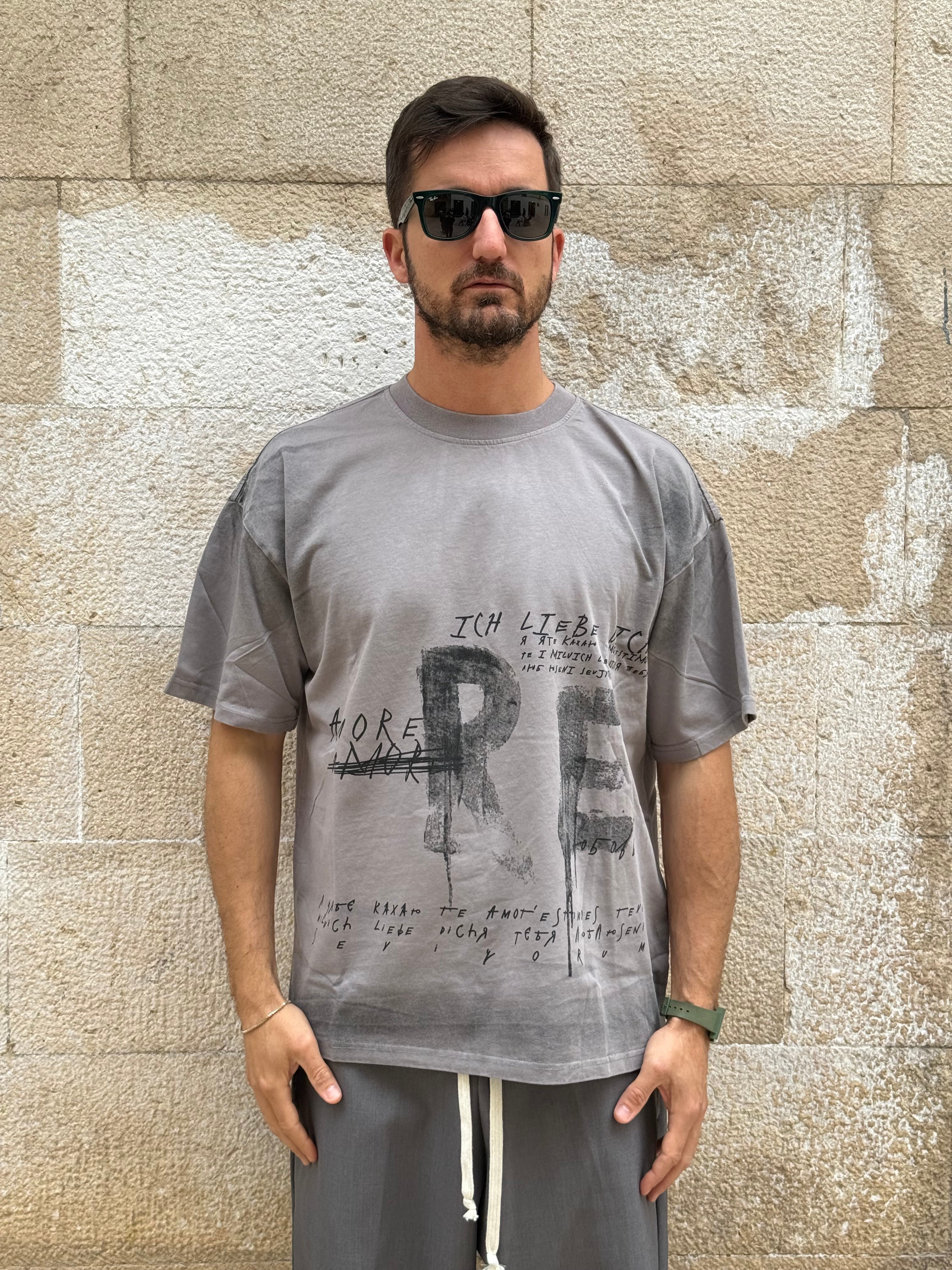 T-SHIRT 1018 - GRIGIO