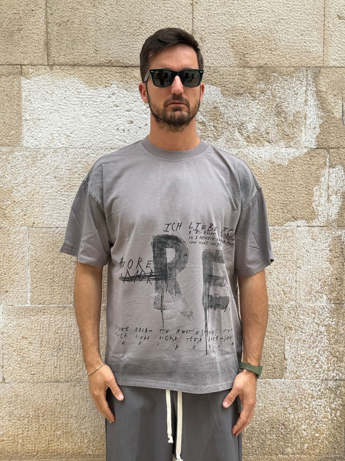 T-SHIRT 1018 - GRIGIO