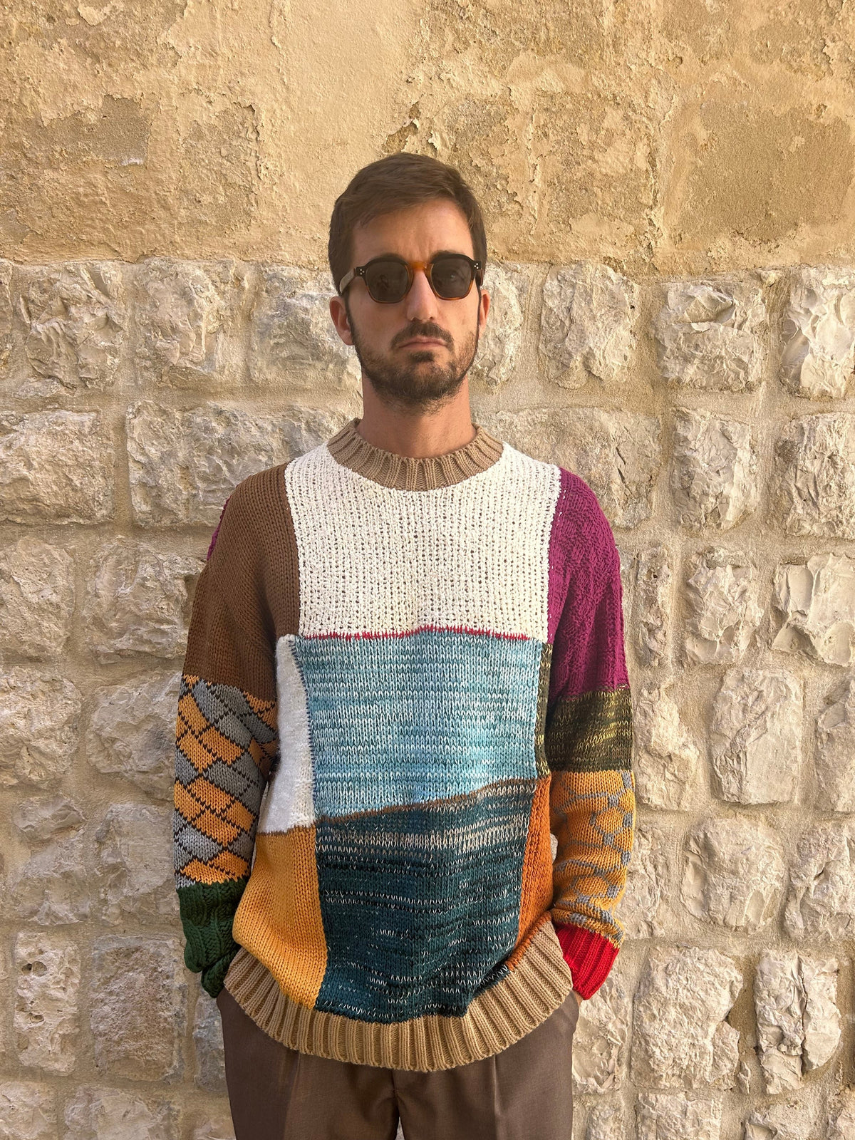 MAGLIA RENNA - MULTICOLORE