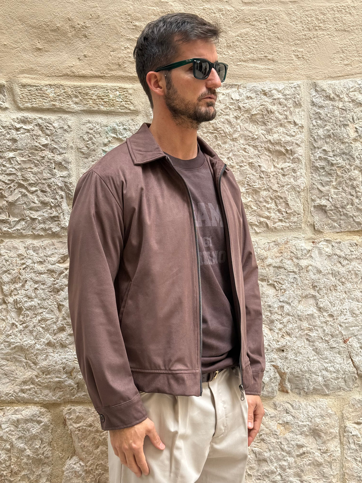 GIUBBINO ZG99 - MARRONE