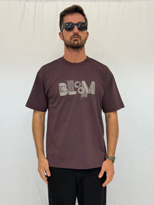 T-SHIRT Z1821 - BORDEAUX