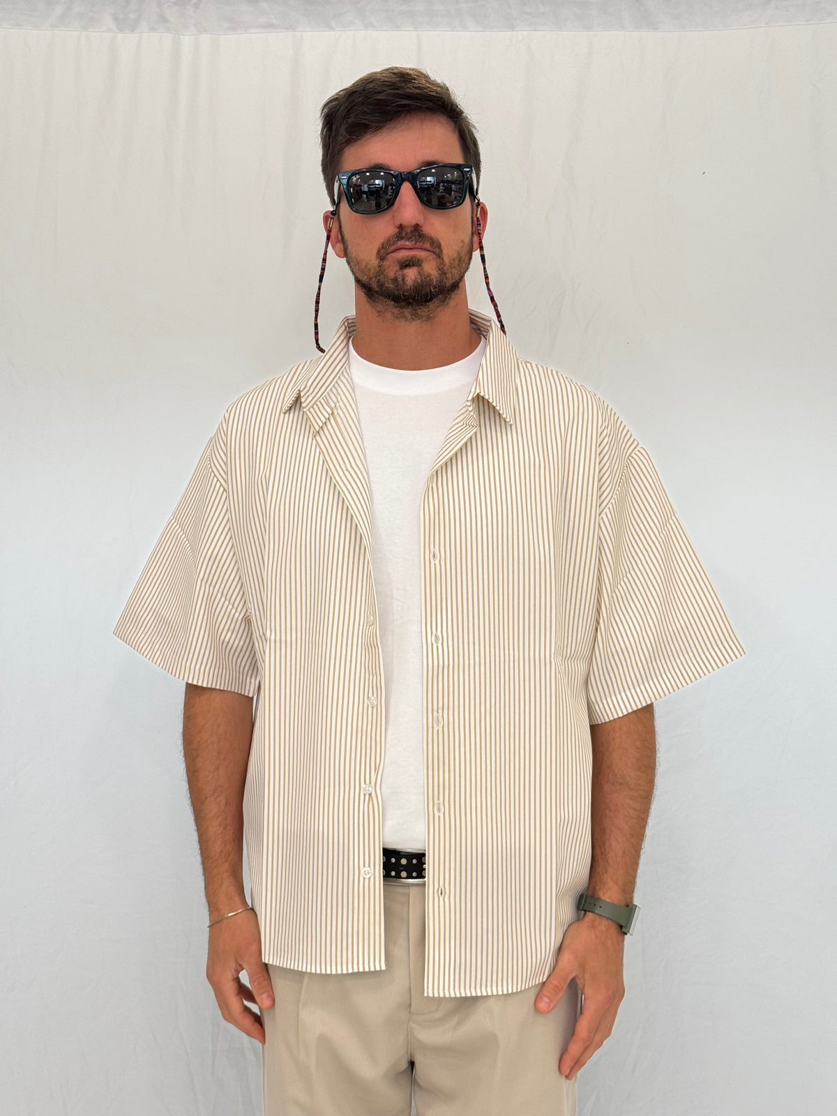 CAMICIA W202- BEIGE
