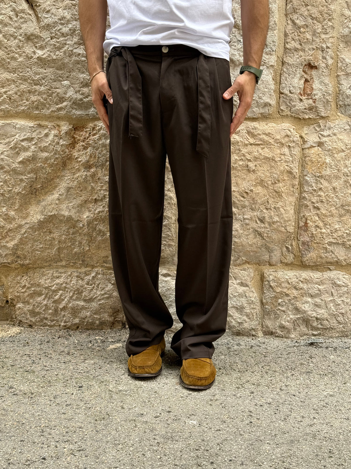 PANTALONE 2503 - MARRONE