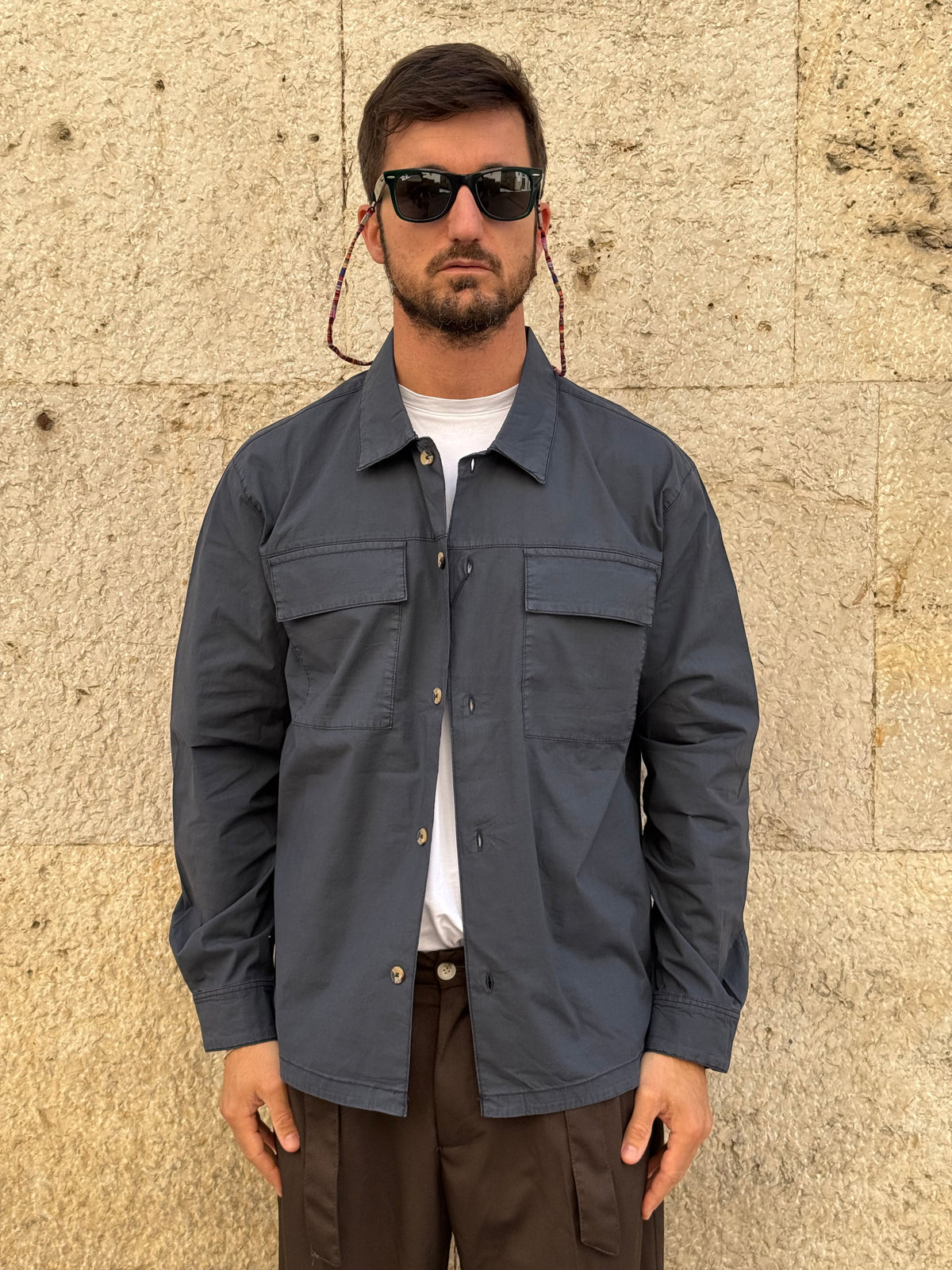 OVERSHIRT 5455426 - BLU