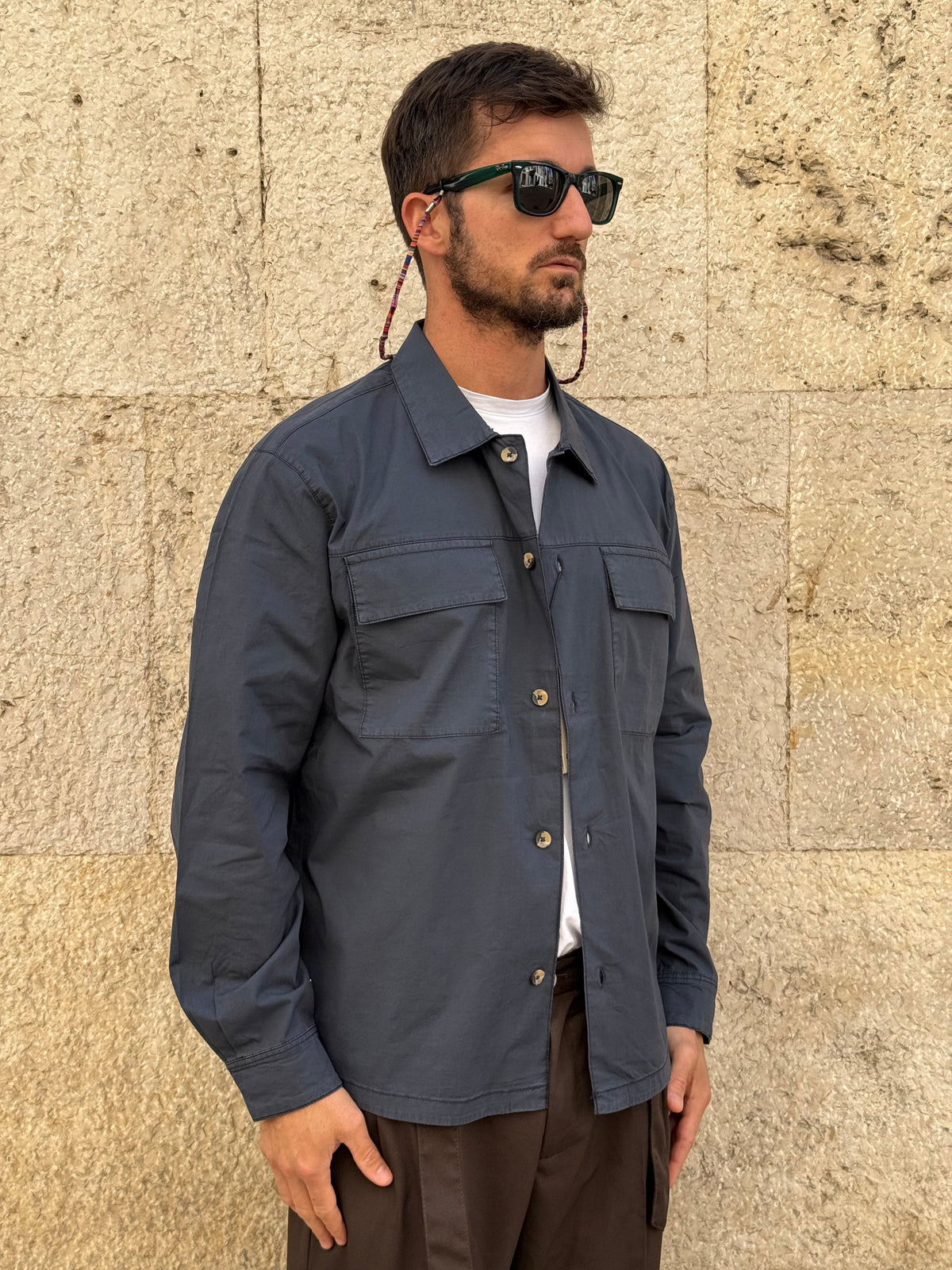 OVERSHIRT 5455426 - BLU