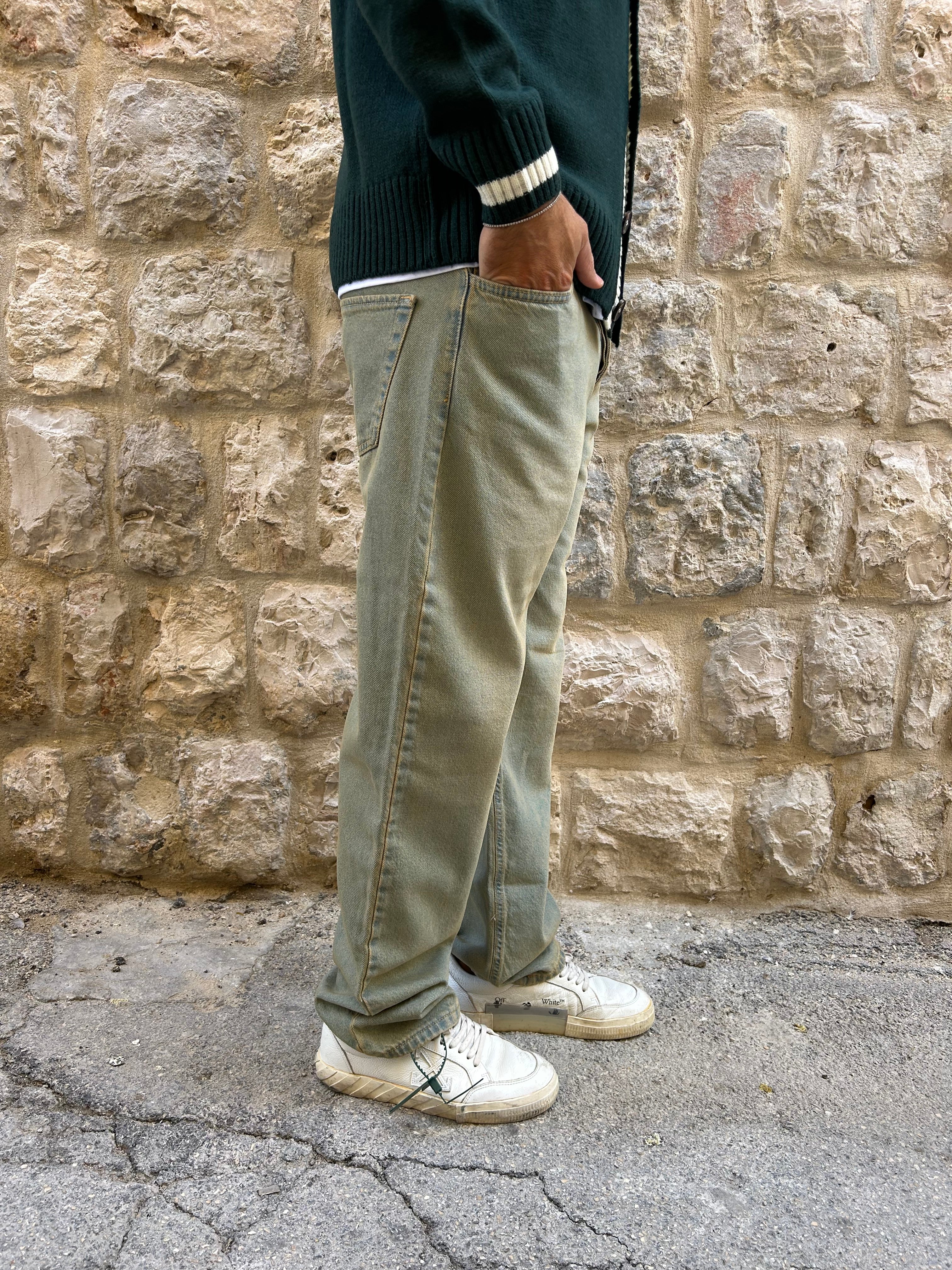 JEANS MIRTILLO - VERDE