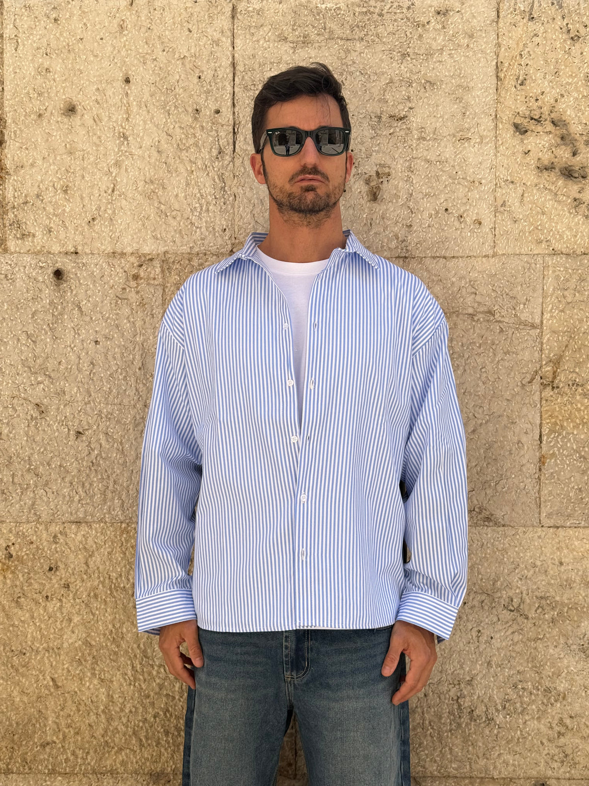 CAMICIA W229 - CELESTE
