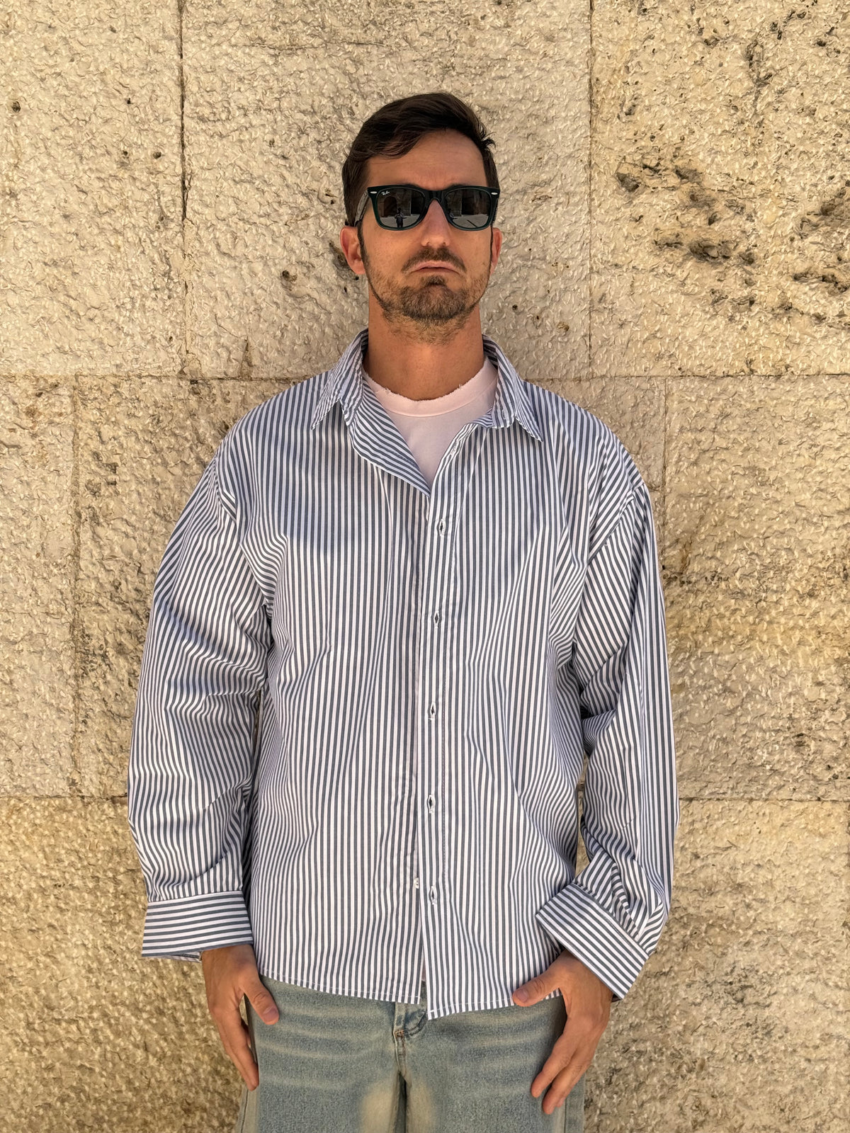 CAMICIA W229 - BLU