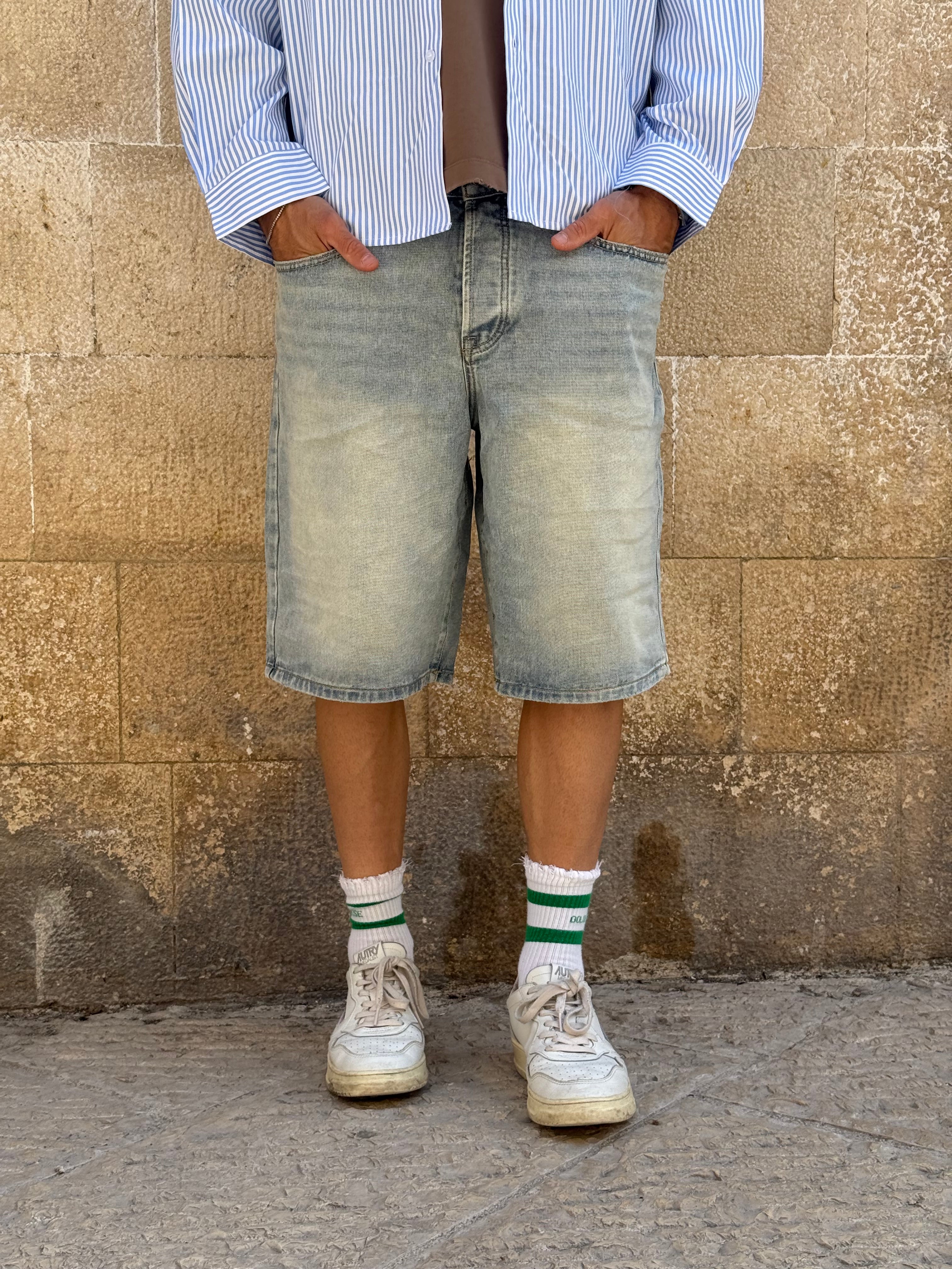 BERMUDA 8489 - DENIM CHIARO