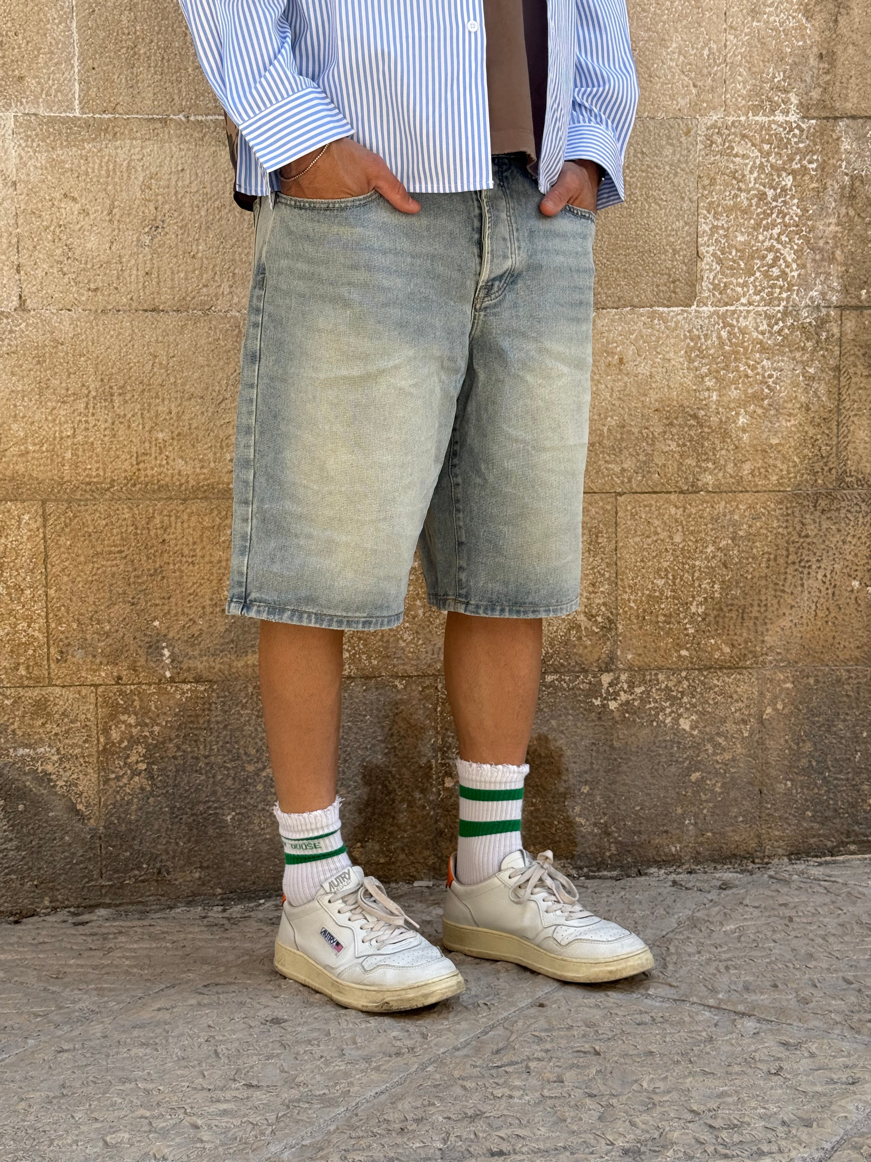 BERMUDA 8489 - DENIM CHIARO