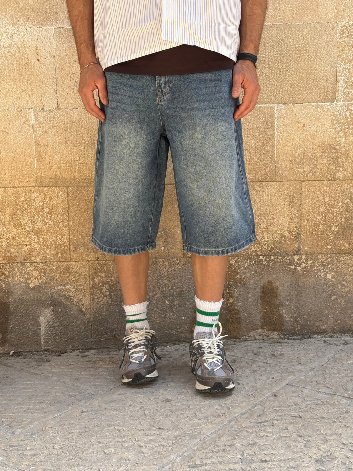 BERMUDA W-J116 - DENIM