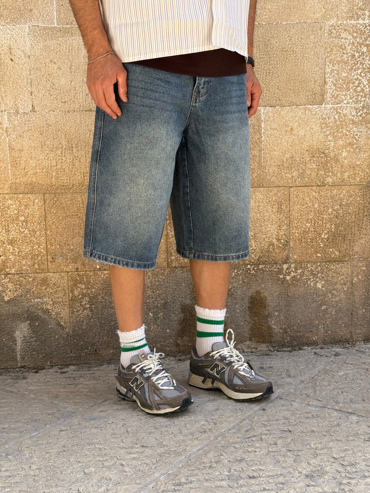 BERMUDA W-J116 - DENIM
