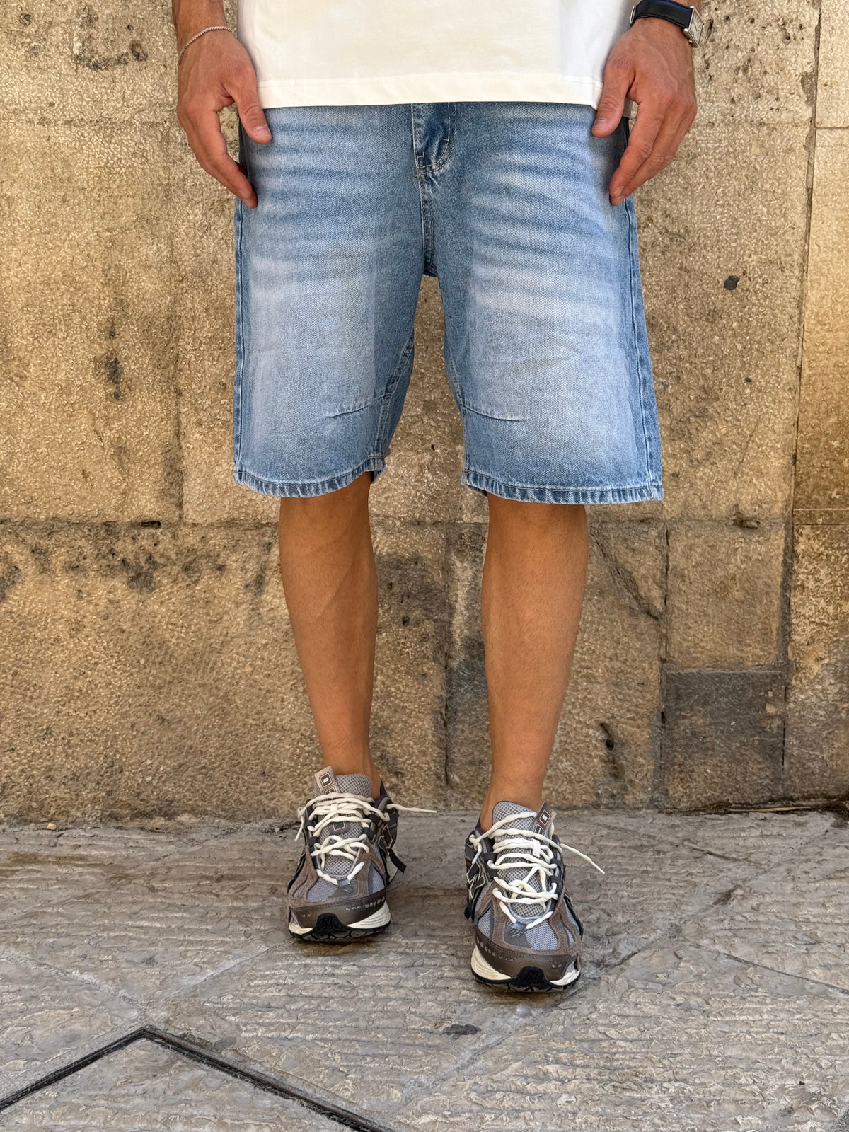 BERMUDA 574 - DENIM CHIARO
