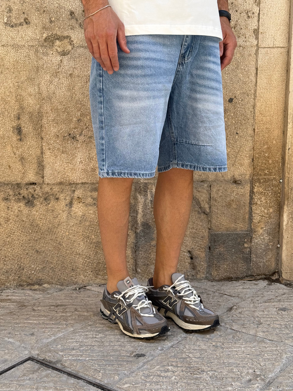 BERMUDA 574 - DENIM CHIARO