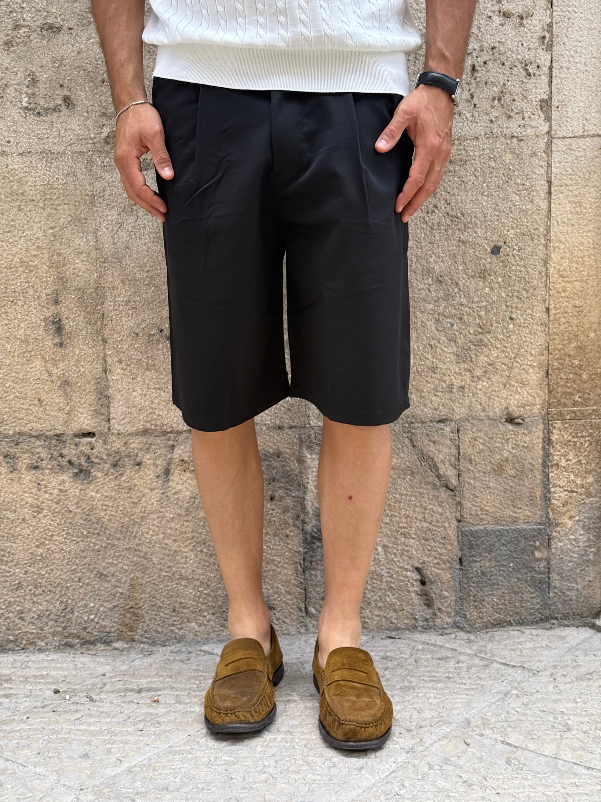 BERMUDA PU3322- NERO