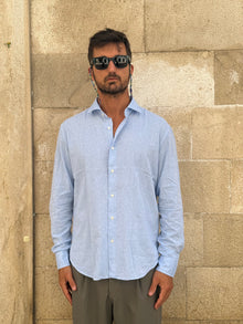 CAMICIA 7759- CELESTE