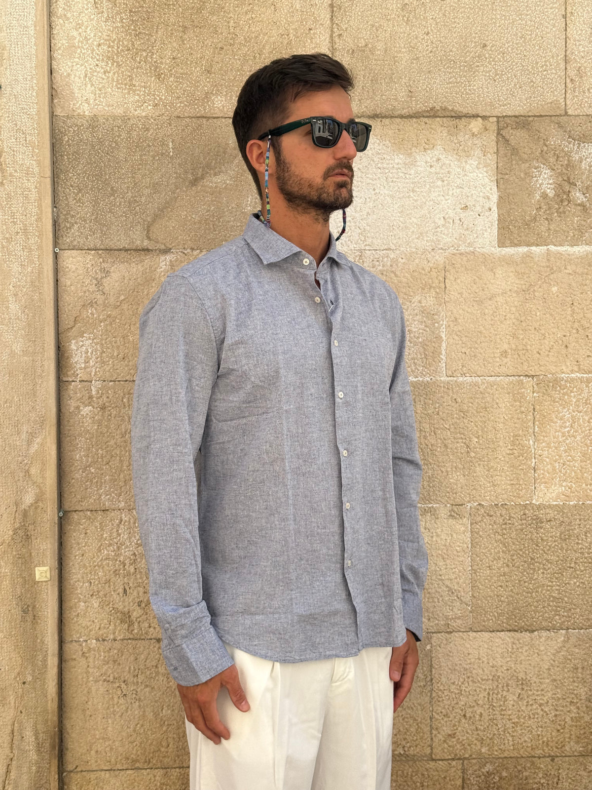 CAMICIA 7759- BLU