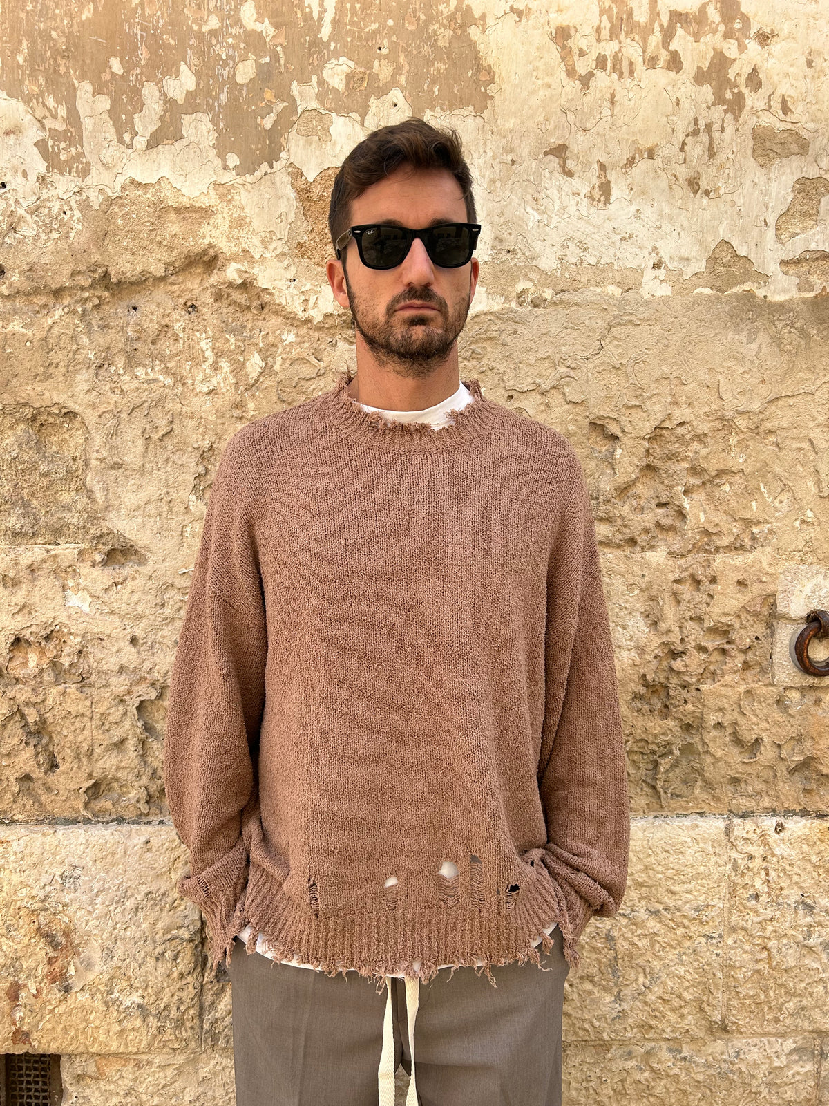 MAGLIA ONE - tabacco