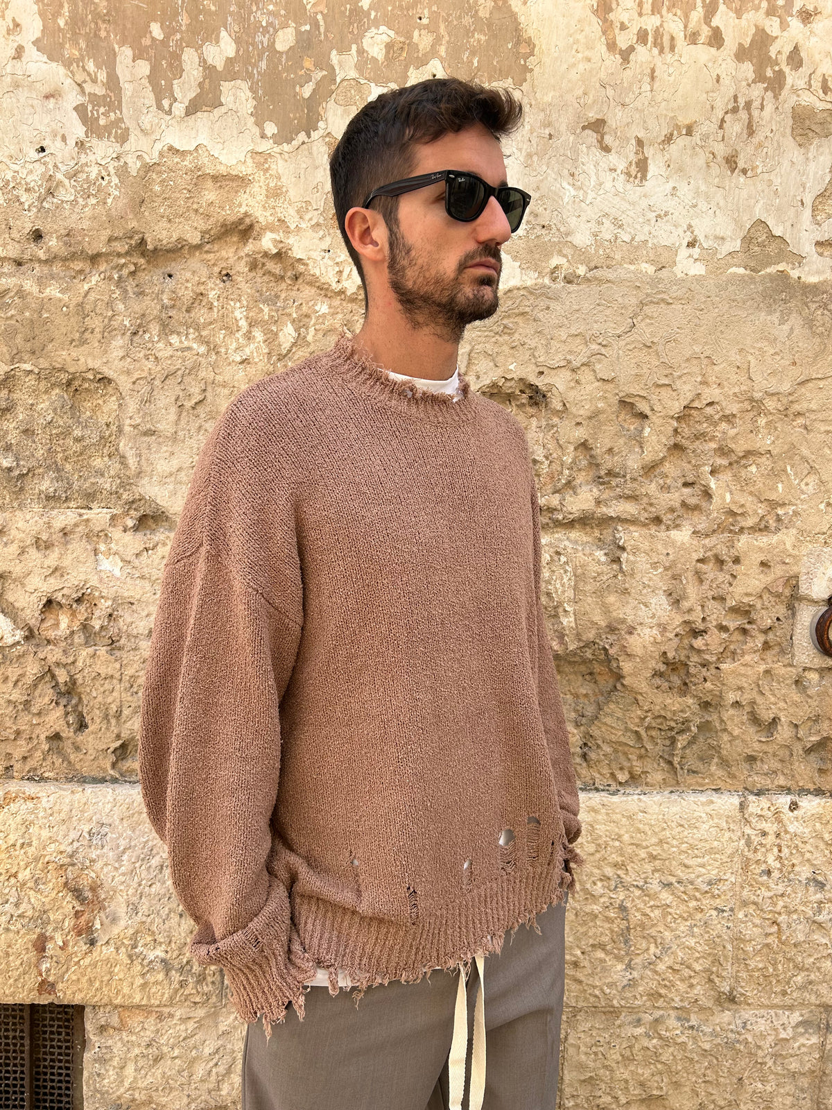 MAGLIA ONE - tabacco