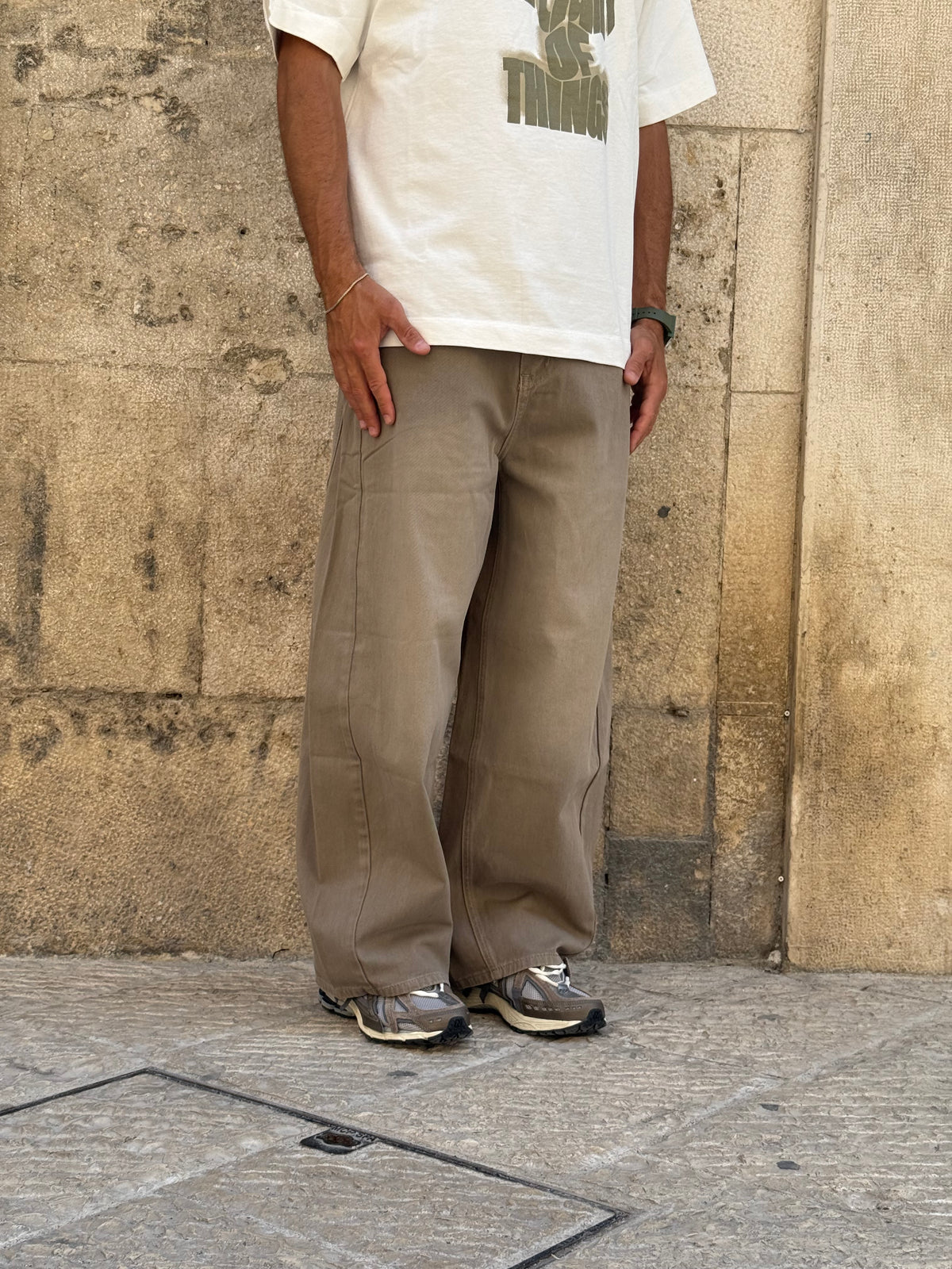 JEANS L815515 - BEIGE