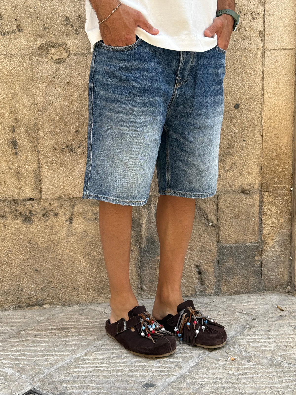 BERMUDA WW0668 - BLU DENIM