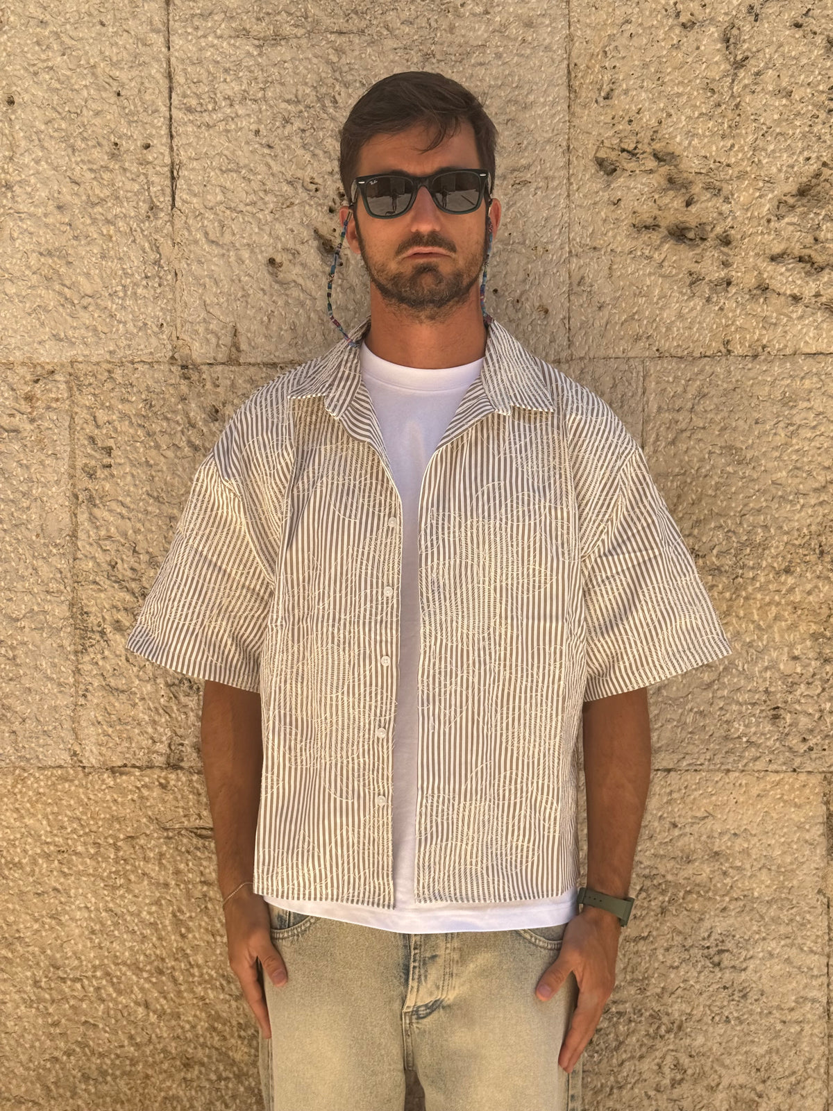 CAMICIA W239 - BEIGE