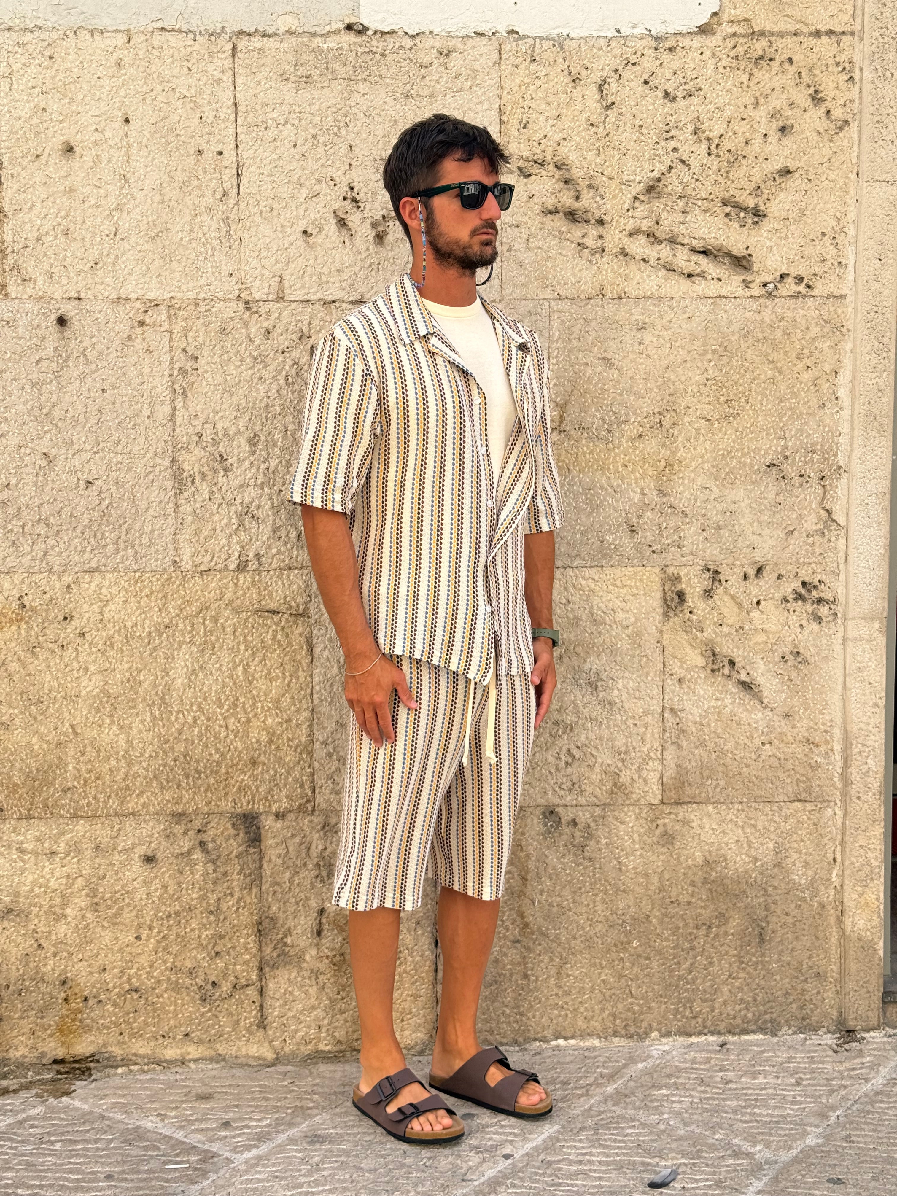 COORDINATO A FANTASIA MULTICOLORE