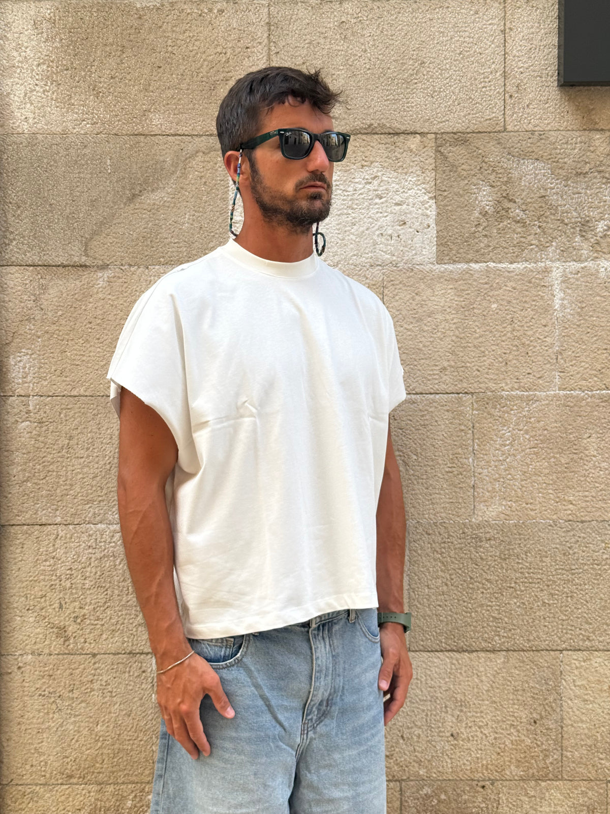 CANOTTA CROP BIANCA