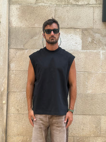 CANOTTA 100% COTONE  NERA
