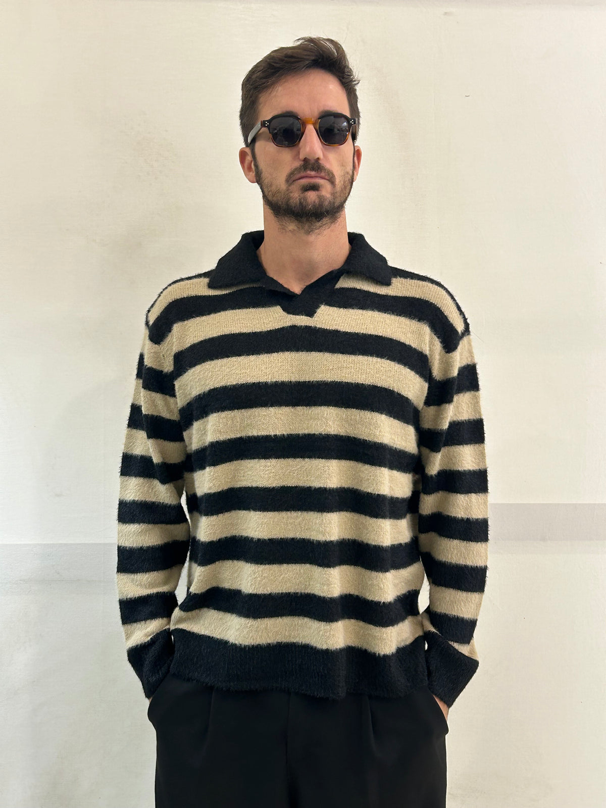 MAGLIA GHEPARDO - NERA/CAMMELLO
