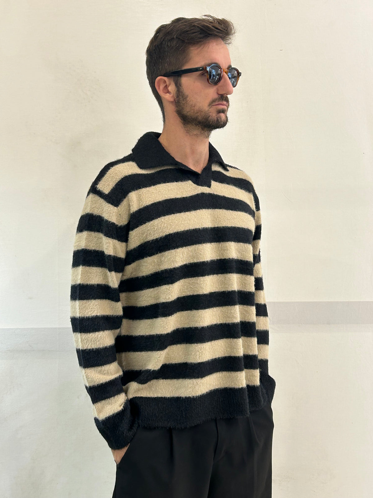 MAGLIA GHEPARDO - NERA/CAMMELLO