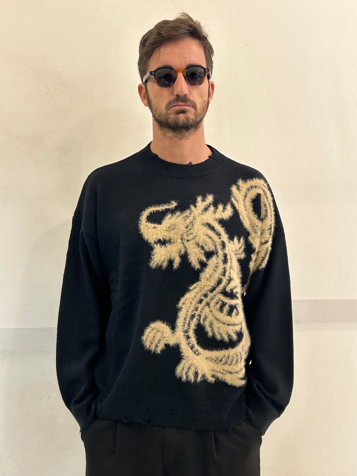 MAGLIA DRAGO 1 - NERO
