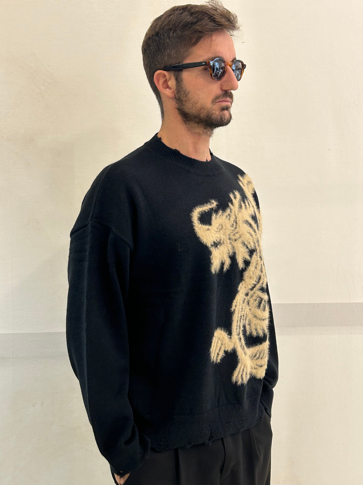 MAGLIA DRAGO 1 - NERO