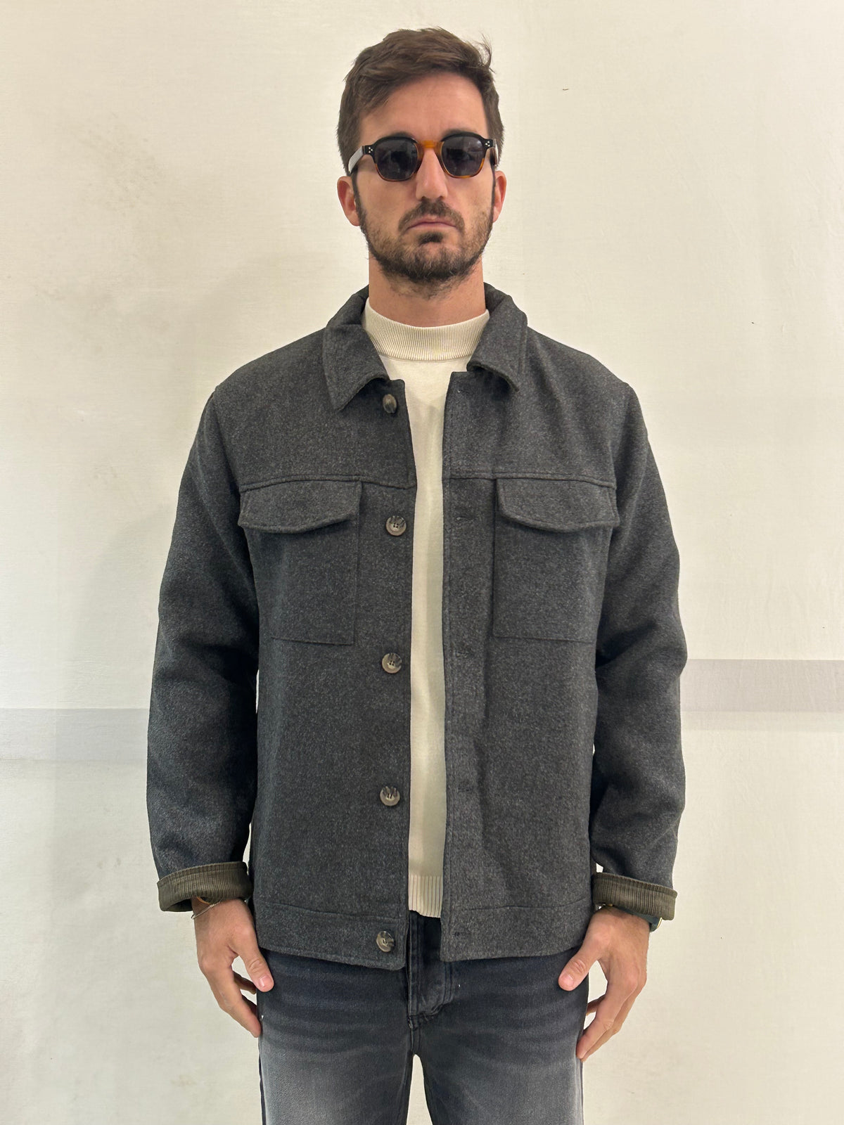 OVERSHIRT - GRIGIO