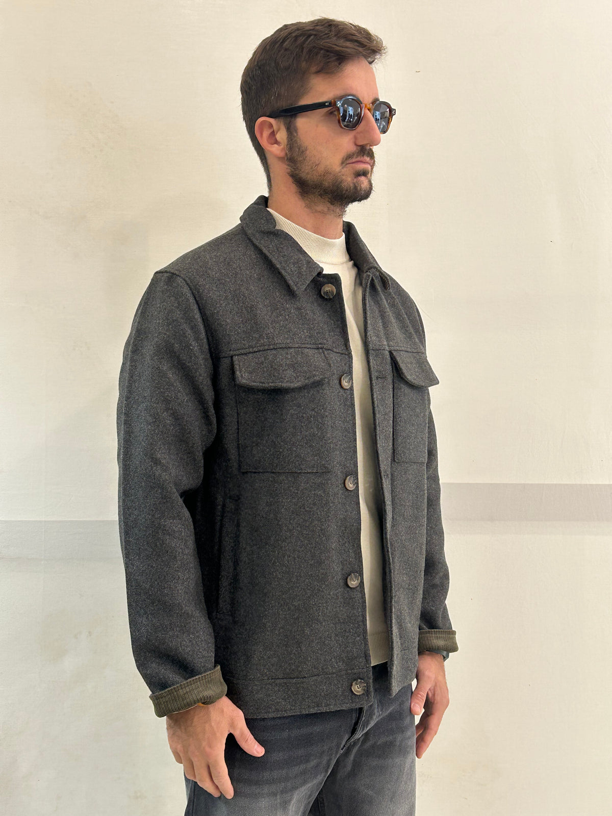 OVERSHIRT - GRIGIO