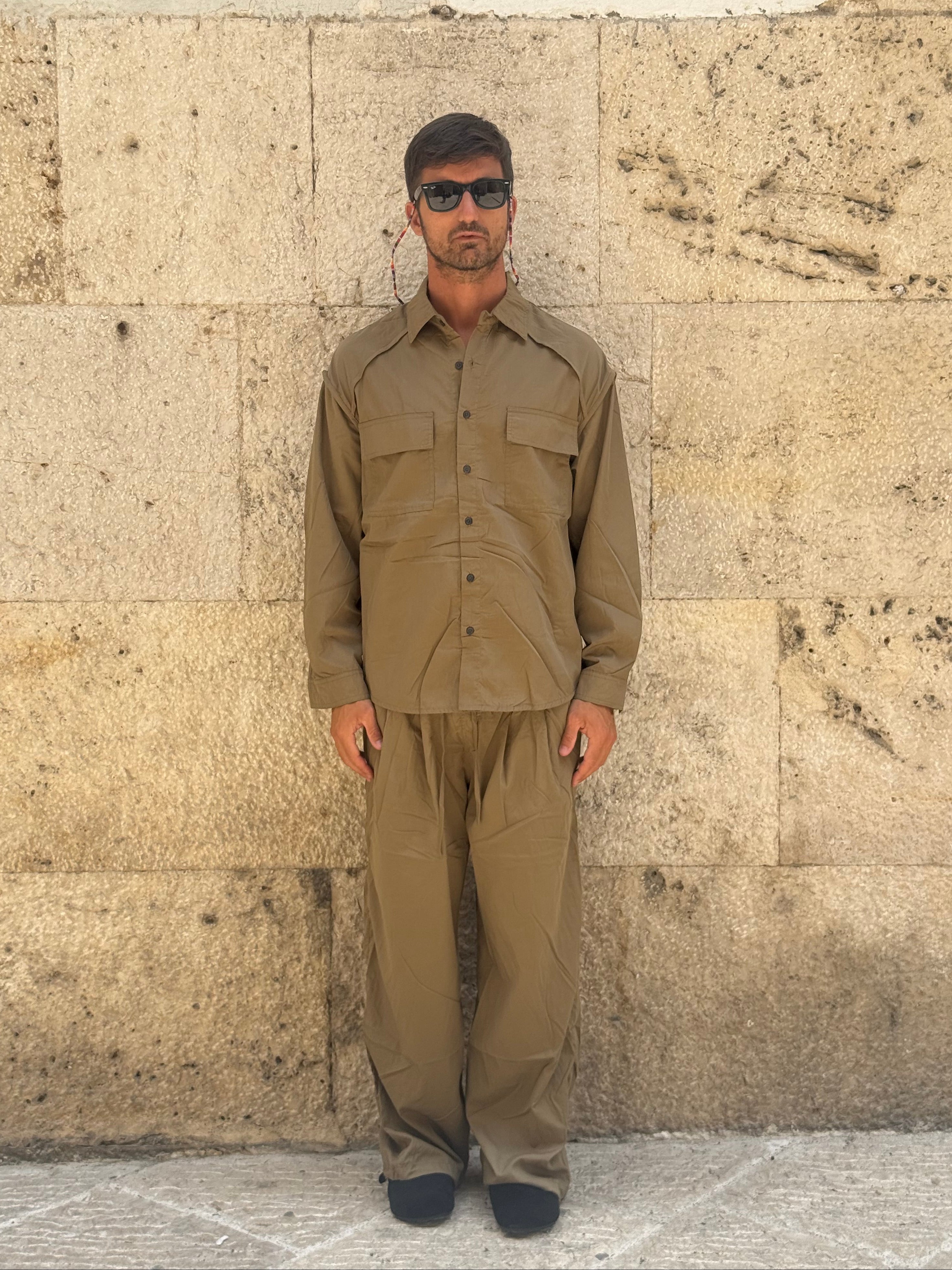 PANT+CAMICIA -VERDE