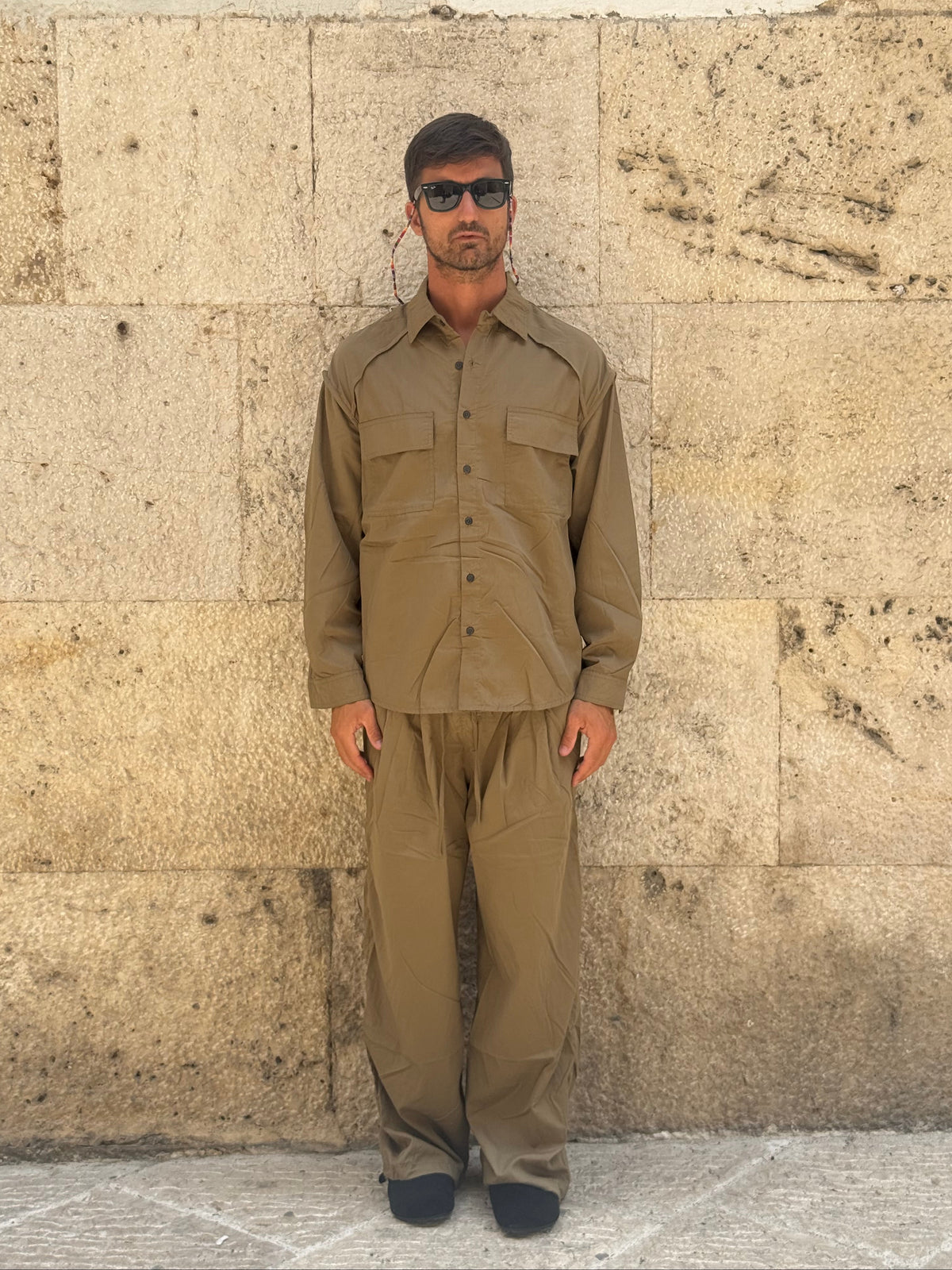 PANT+CAMICIA -VERDE